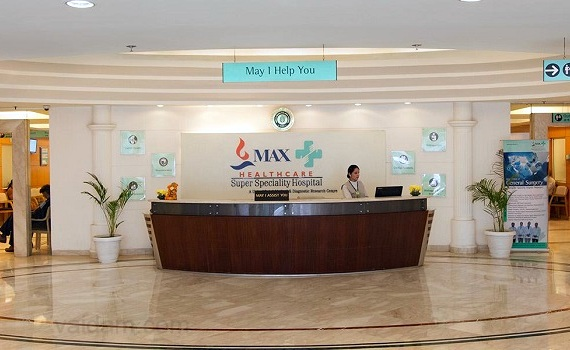 Max Super Speciality Hospital Reception